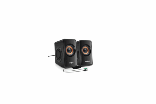 2.0 USB PC Speakers | 2x2.5W Drivers (5cm) | 3.5mm Jack | For Laptop, PC, TV & Mobile (SPK-0001)