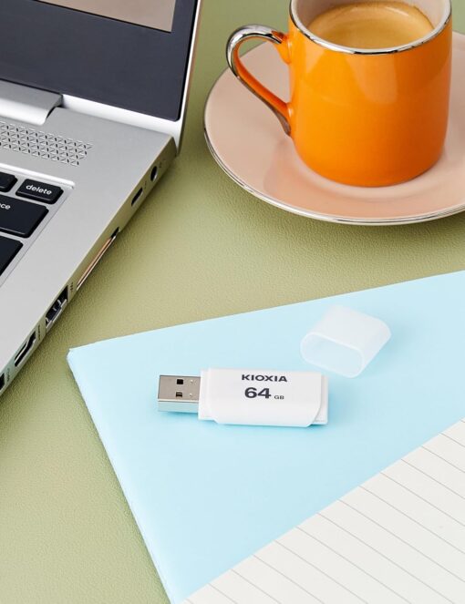 KIOXIA Former Toshiba Memory USB Pen Drive 2.0 U202(White) Made in Japan - Image 2