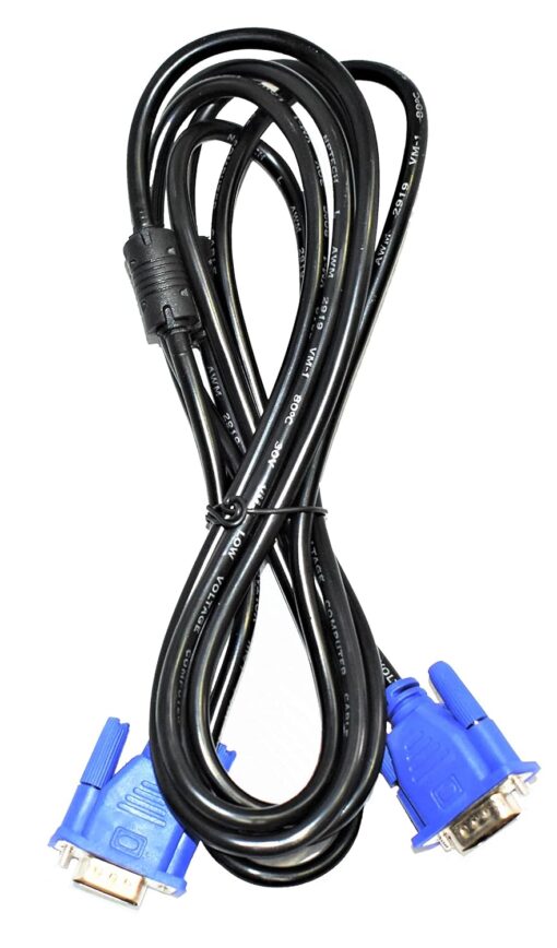 15Pins Male To Male VGA To VGA Cable For All Computer/Monitors/Televisions - Image 2